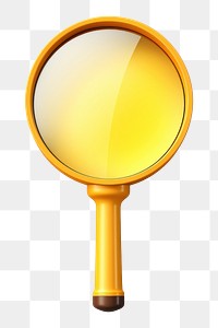 PNG Magnifying glass magnifying white background circle. 