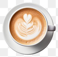 PNG  Cappuchino cup coffee latte. AI generated Image by rawpixel.