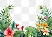 PNG Jungle leaves flower outdoors nature. AI generated Image by rawpixel.