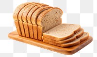 PNG Wheat bread sliced food breakfast. 