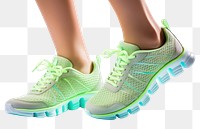 PNG Sport shoes footwear sports green. AI generated Image by rawpixel.