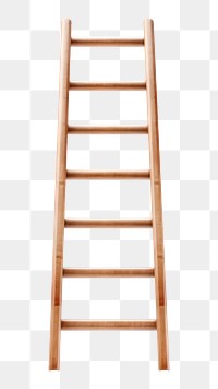 PNG Wooden ladder architecture furniture staircase