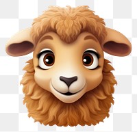 PNG A animal emoji livestock mammal nature. 