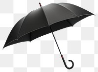 PNG Black umbrella white background protection sheltering. 