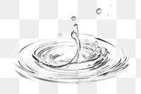 PNG Water drop water wave backgrounds. AI generated Image by rawpixel.