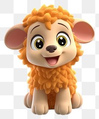 PNG  Animal emoji figurine plush cute. 