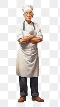 PNG Chef adult man  