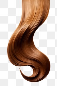 PNG Long healthy straight brown hair white background hairstyle elegance. AI generated Image by rawpixel.