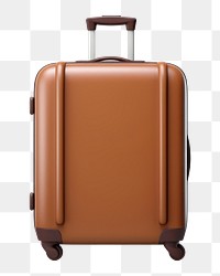 PNG  Luggage Emoji luggage suitcase white background. AI generated Image by rawpixel.