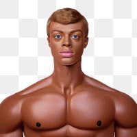 PNG Men rubber doll portrait adult photo. 