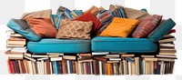 PNG Book publication furniture cushion. 