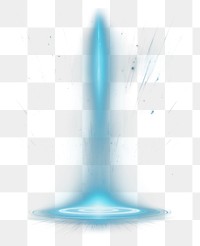 PNG alien abduction effect, transparent background 