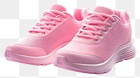 PNG Pink sport shoes footwear clothing magenta. AI generated Image by rawpixel.
