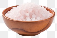 PNG Rock salt bowl white background container. 