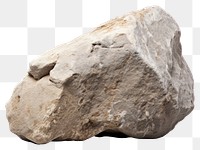 PNG Stone mineral rock white background