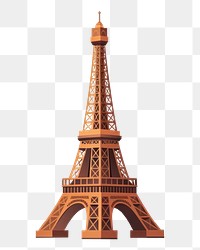 PNG Eiffel Tower tower architecture building. AI generated Image by rawpixel.