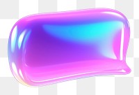 PNG Chat bubble purple light illuminated