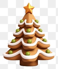 PNG Christmas tree Gingerbread gingerbread christmas dessert. AI generated Image by rawpixel.