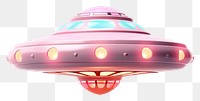 PNG Ufo white background transportation illuminated. AI generated Image by rawpixel.