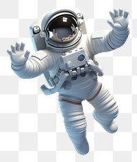 PNG Floating astronaut cartoon space  