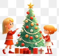 PNG Christmas smiling cartoon adult. 