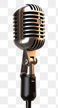 PNG Microphone white background performance technology. 