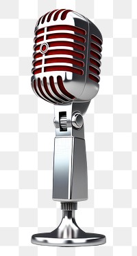 PNG Microphone white background broadcasting technology. 