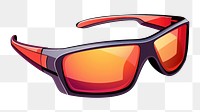 PNG Sport sunglasses white background accessories protection. 