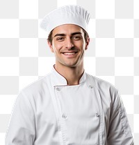 PNG Chef adult smile white background. AI generated Image by rawpixel.