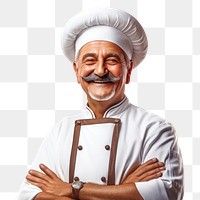 PNG Chef smile portrait adult. AI generated Image by rawpixel.