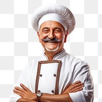 PNG Chef smile portrait adult. 