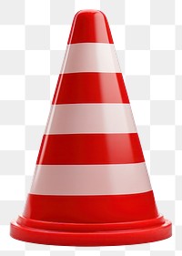 PNG Cone red white background traffic cone. AI generated Image by rawpixel.