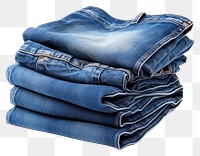 PNG Denim jeans clothing fashion pants. 