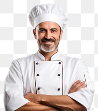 PNG Chef adult smile man. 