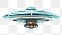 PNG Blue vintage ufo vehicle white background transportation. AI generated Image by rawpixel.