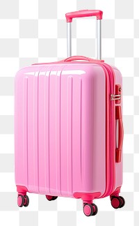 PNG Luggage suitcase travel transparent background. AI generated Image by rawpixel.