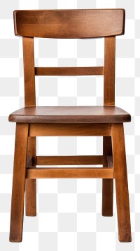 PNG Scholhouse wood chair furniture white background architecture. 