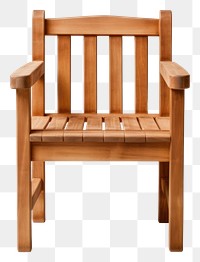 PNG Wooden chair furniture armchair wood. 