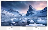 PNG 4k television white background electronics technology. 