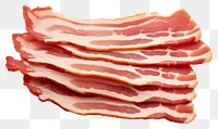 PNG Bacon slice pork meat. AI generated Image by rawpixel.