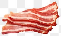 PNG Bacon slice pork meat. AI generated Image by rawpixel.