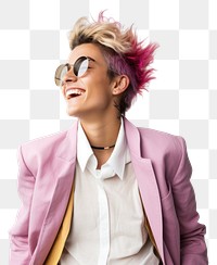 PNG Androgynous clothes laughing fashion smiling. 