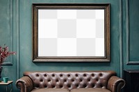 Picture frame png mockup, transparent design