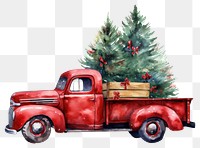 PNG Christmas vehicle truck plant