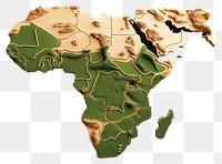 PNG Africa map topography diagram puzzle. AI generated Image by rawpixel.
