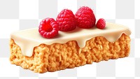 PNG  Raspberry dessert fruit cream. AI generated Image by rawpixel.