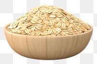 PNG  Oats bowl food seed. 