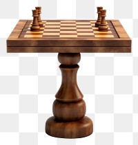 PNG Chess table game white background chessboard. AI generated Image by rawpixel.