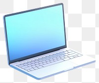 PNG Close laptop computer white background portability. 