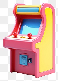 PNG Game arcade white background electronics technology. AI generated Image by rawpixel.